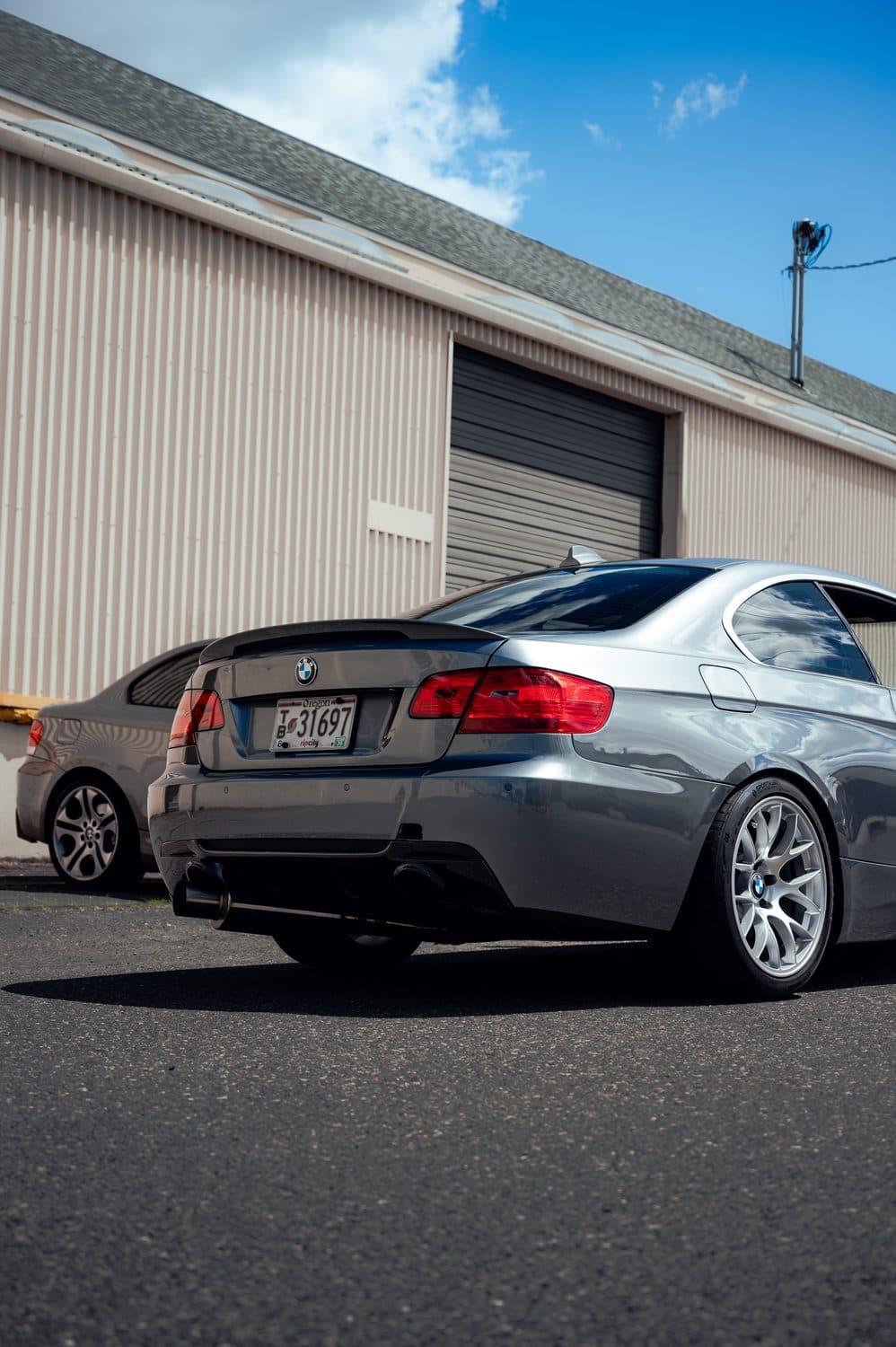 BMW 335i refinished at Alpina Auto Body, BMW collision repair in Southeast Portland